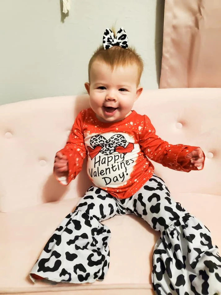 Valentine's Day Cheetah Boutique Pants Set