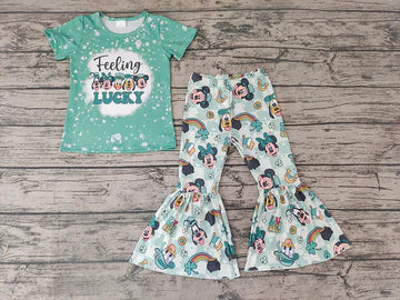 St Patrick's Day Feeling Lucky Boutique Pants Set