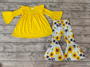 Yellow Sunflower Boutique Pants Set