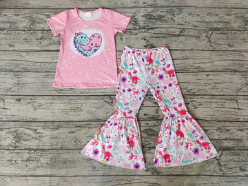 Valentine's Day Dinosaurs Boutique Pants Set