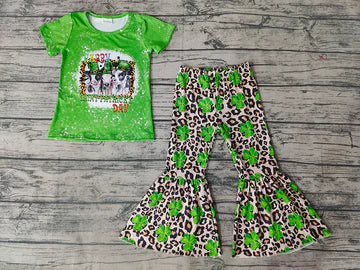 St Patrick's Day Cow Boutique Pants Set