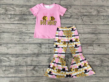 Valentine's Day "Bee Mine"  Boutique Pants Set