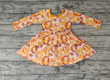 Thanksgiving Turkey Boutique Dress