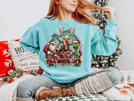 The Boys Are Back In Town Christmas SWEATSHIRT