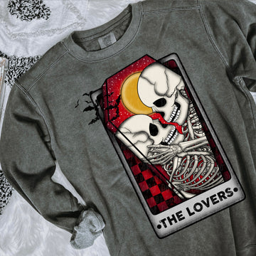 Skeleton Lovers Coffin SWEATSHIRT