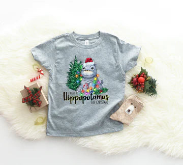 YOUTH I Want A Hippopotamus For Christmas T-Shirt