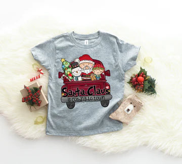 YOUTH Santa Claus Is Coming To Town T Shirt