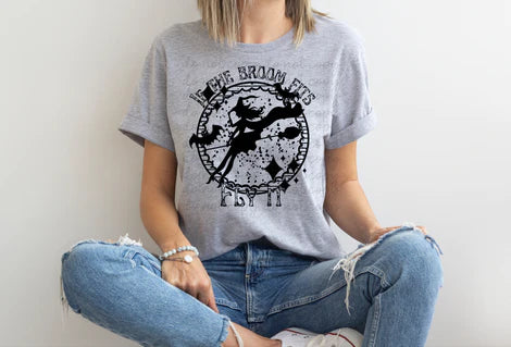 If The Broom Fits Fly It T-shirt