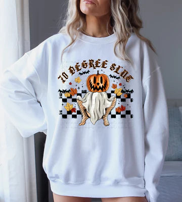 70 Degree Slut Pumpkin Ghost T-SHIRT