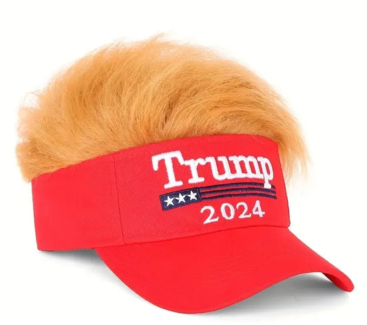 Trump Hat with fake hair