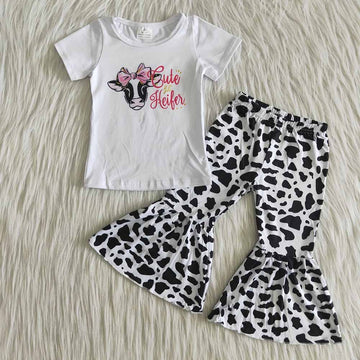 Western Cute Heifer Boutique Pants/Shorts Set