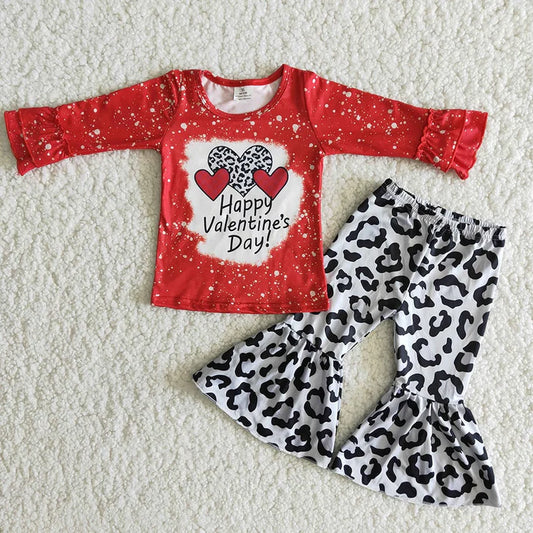 Valentine's Day Cheetah Boutique Pants Set