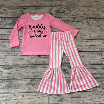 Valentine's Day Daddy is my Valentine Boutique Pants Set