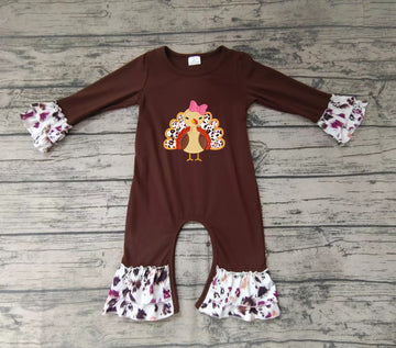 Thanksgiving Turkey Romper / One piece