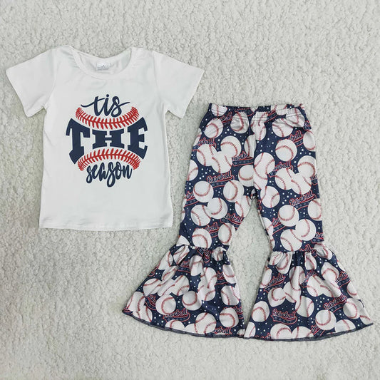 Tis' The Season Baseball Boutique Pants Set